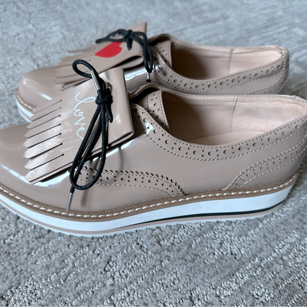 Sz 8 (39) ZARA Detachable Fringe Shoes - Picture 2 of 8
